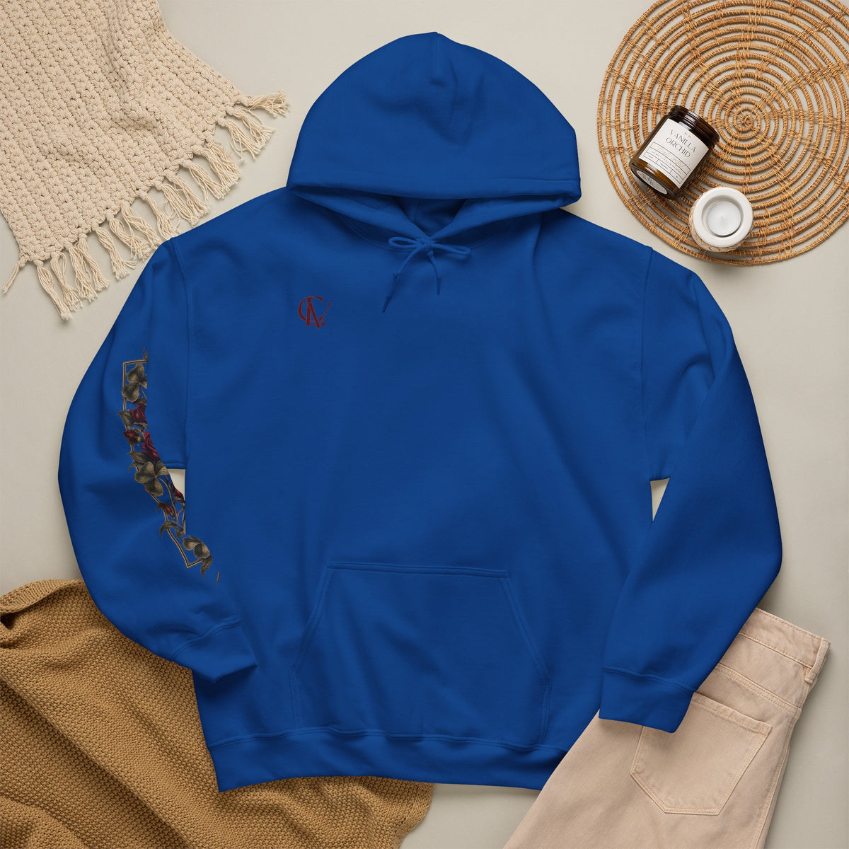 CLV Rose Hoodie (Plain L-Arm)