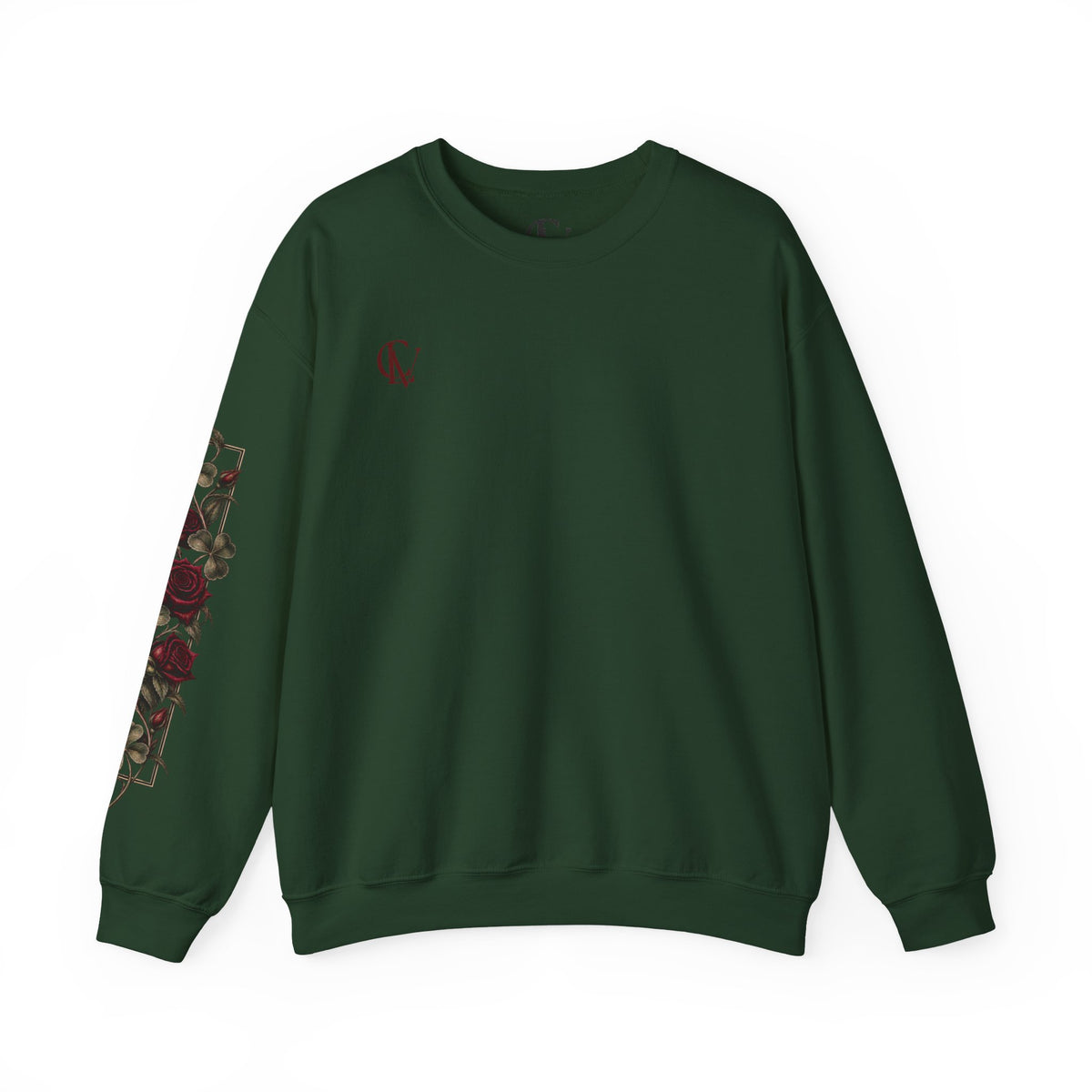 CLV Rose Sweatshirt, (Plain L-Arm)
