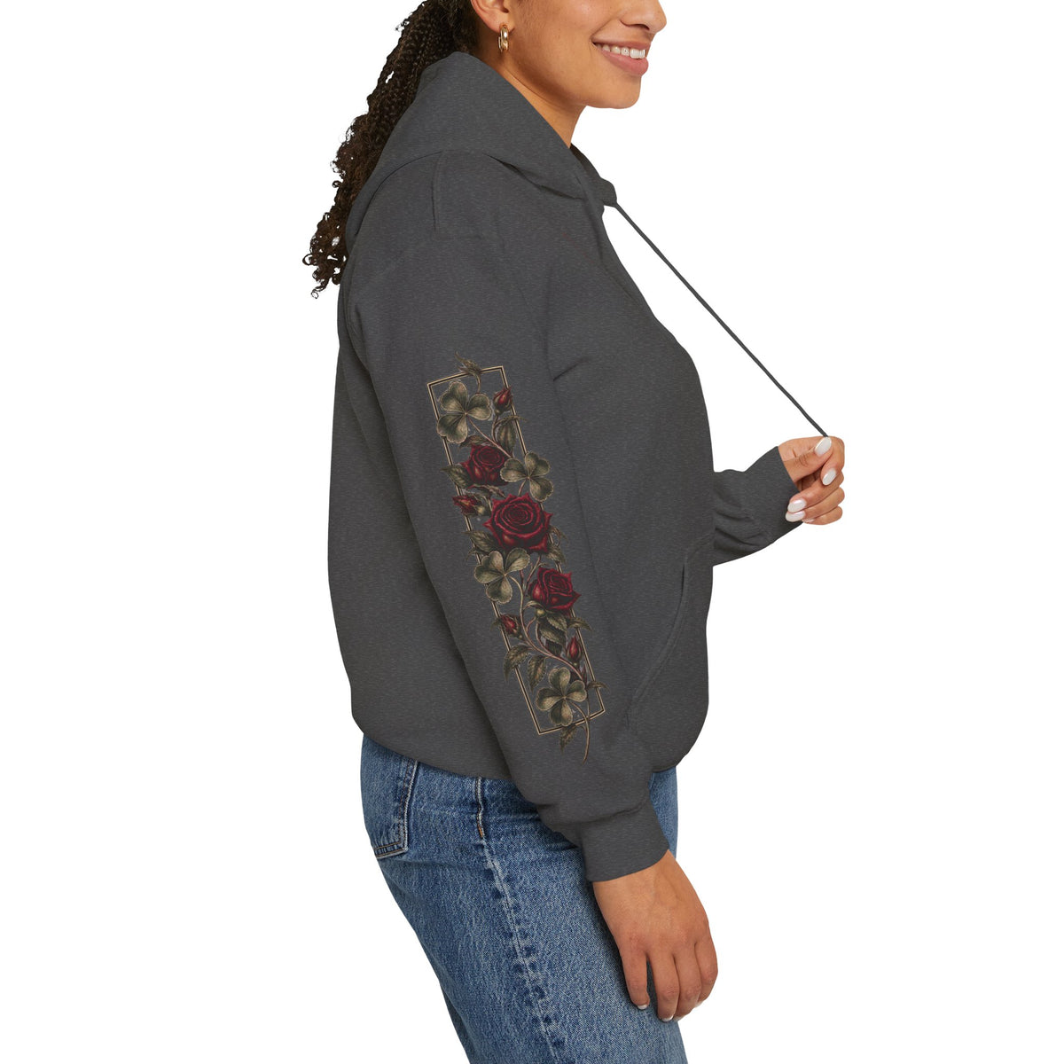 CLV Rose Hoodie (Plain L-Arm)