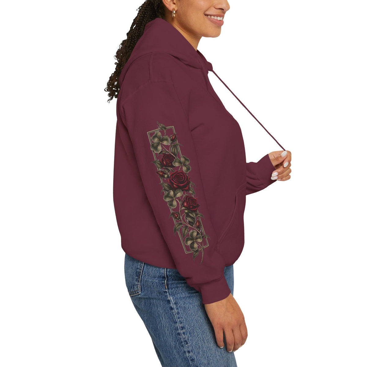 CLV Rose Hoodie (Plain L-Arm)