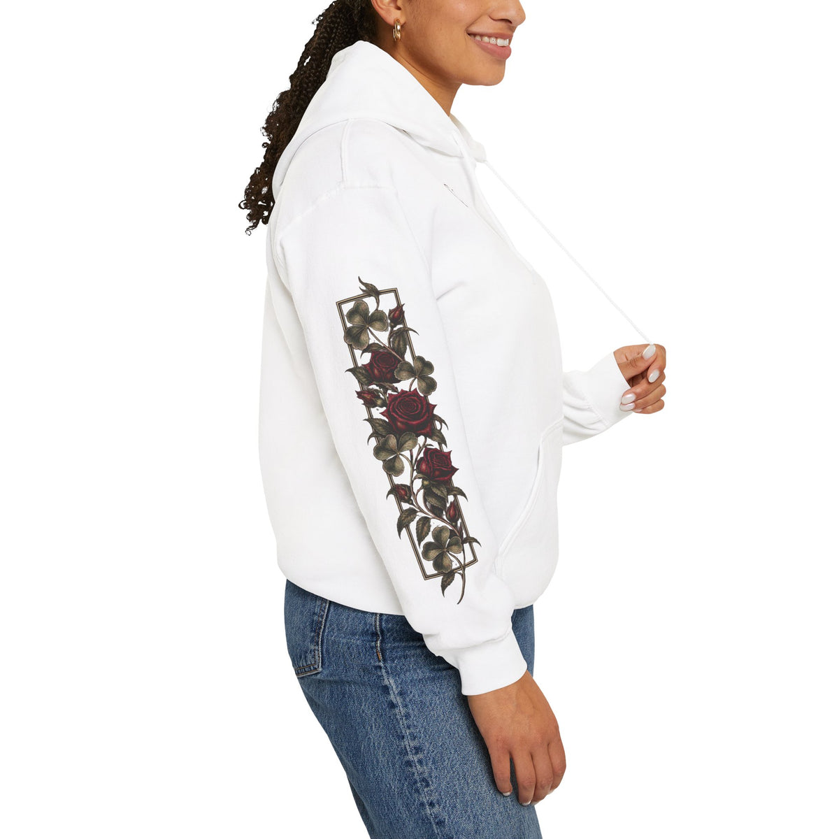 CLV Rose Hoodie (Plain L-Arm)
