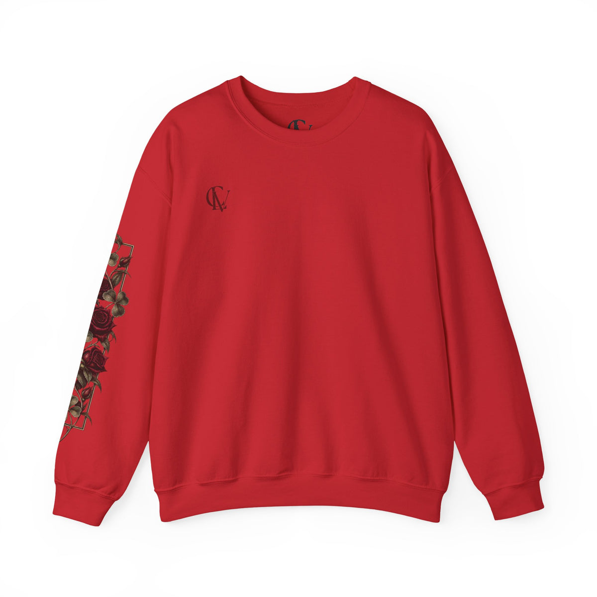 CLV Rose Sweatshirt, (Plain L-Arm)