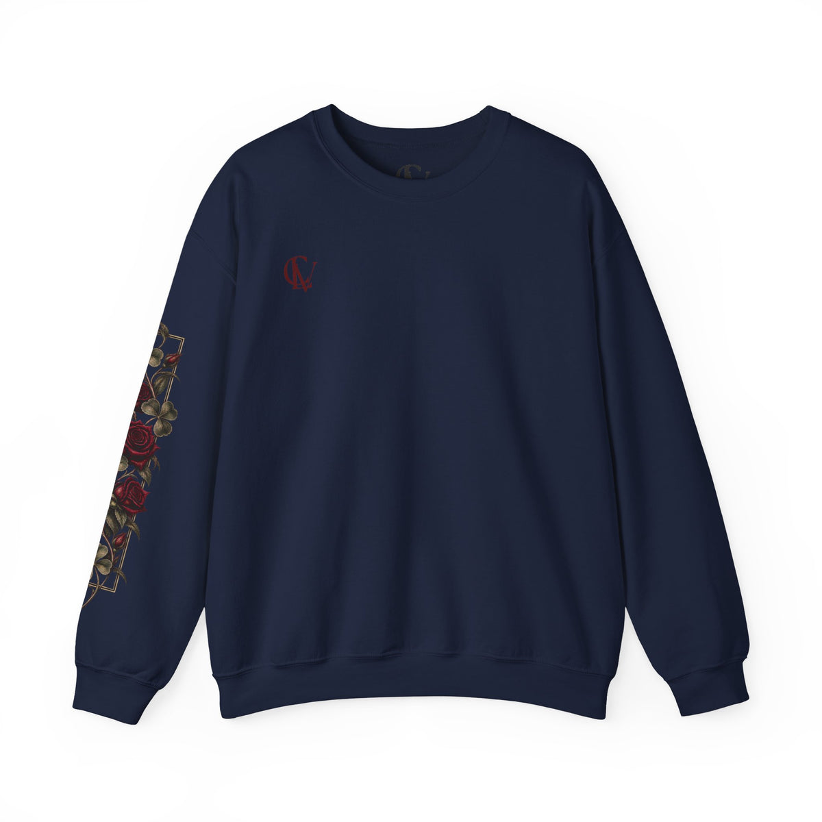 CLV Rose Sweatshirt, (Plain L-Arm)
