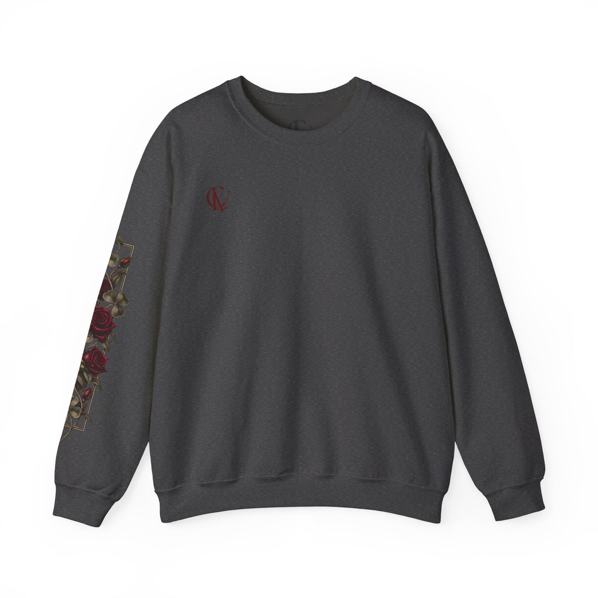 CLV Rose Sweatshirt, (Plain L-Arm)